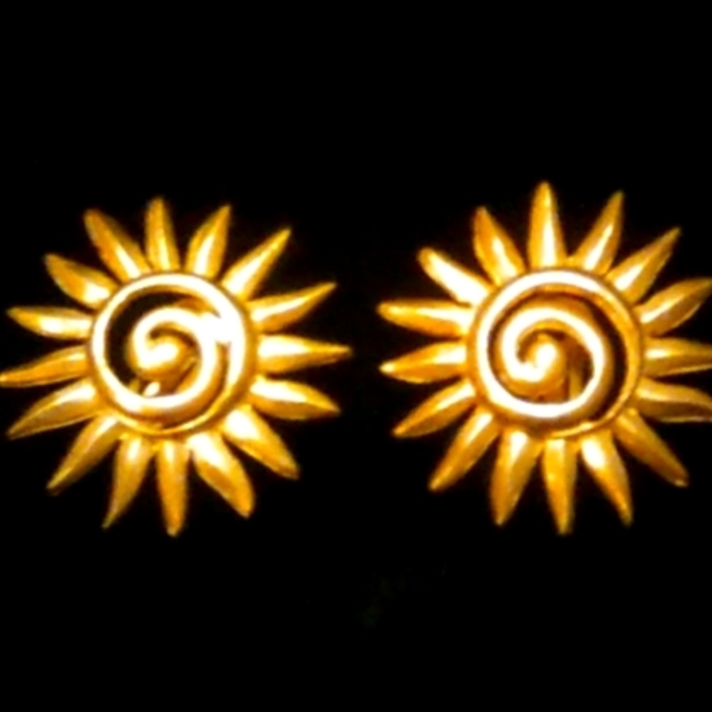 Vintage Sun Earrings